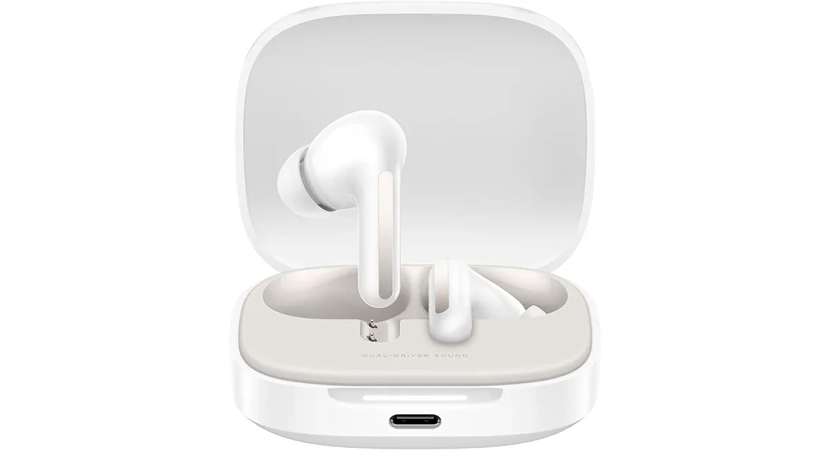 Xiaomi Redmi Buds 6: Auriculares Inalámbricos con Cancelación de Ruido, Ultra Ligeros y Hasta 42 Horas de Autonomía con Estuche de Carga