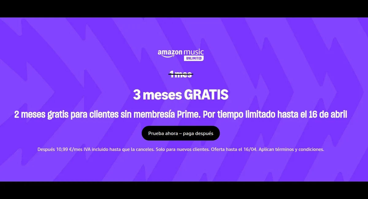 ¡Descubre gratis la música sin límites con Amazon Music Unlimited! 🎶