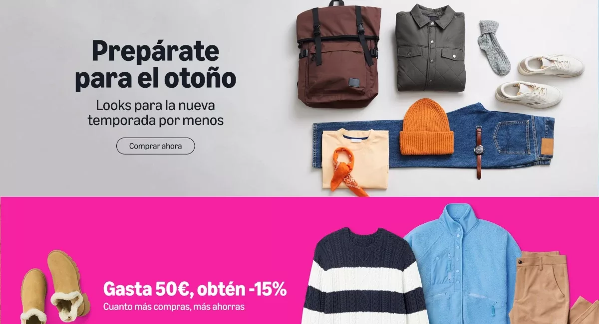 Rebajas de Media Estación y 15% descuento extra