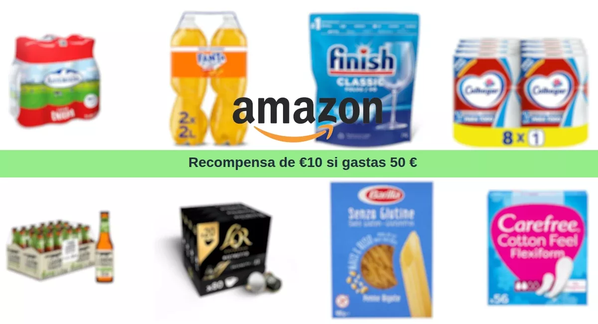 10 euros gratis en Supermercado Amazon