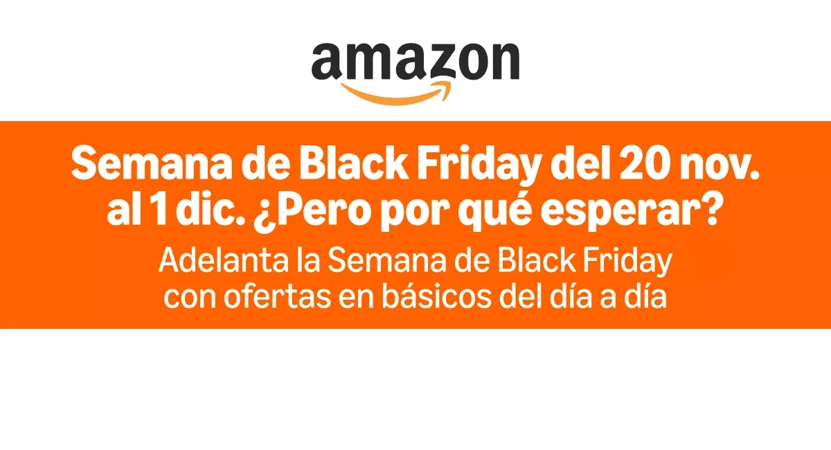 Black Friday Anticipado en Amazon