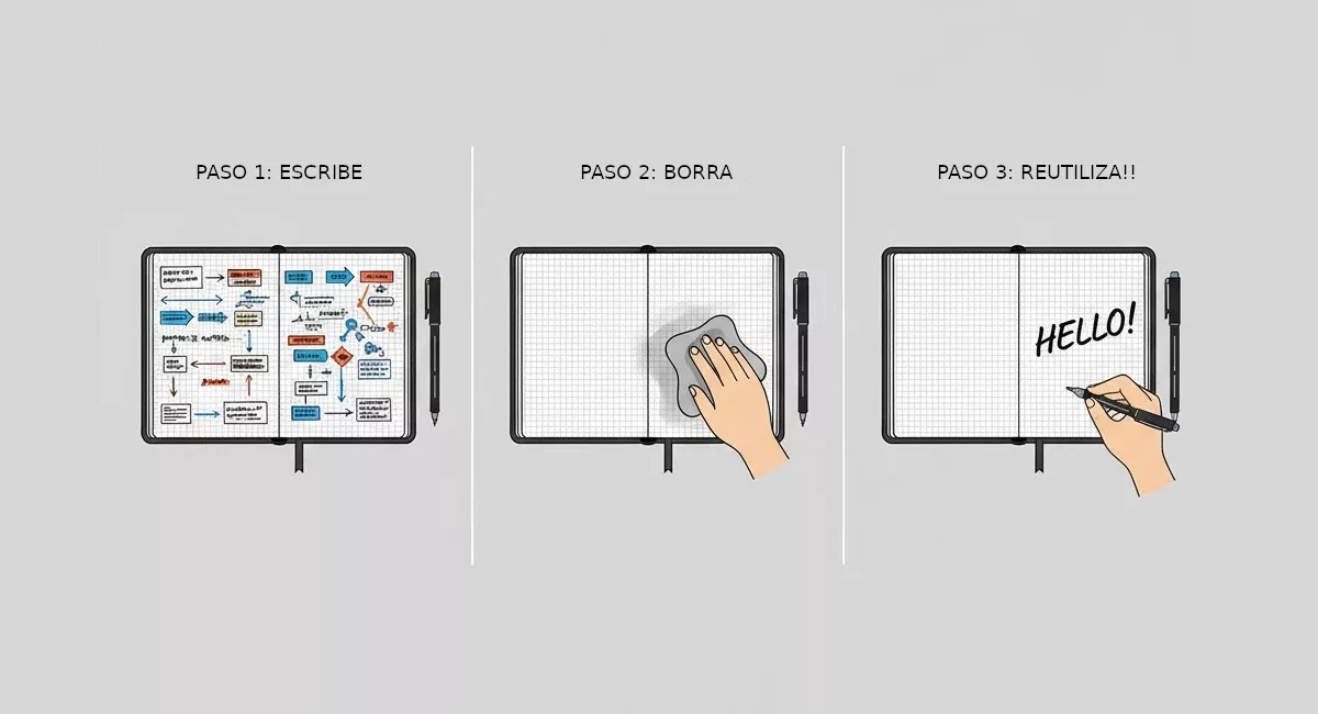 ¡Escribe y Borra! Los Mejores Cuadernos Reutilizables 2026