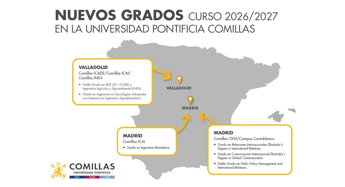 La Universidad de Comillas amplía su oferta con nuevos grados para el próximo curso