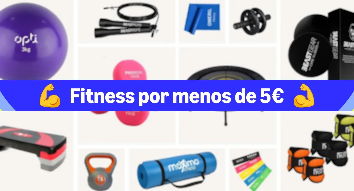 🏋️Fitness por menos de 5€