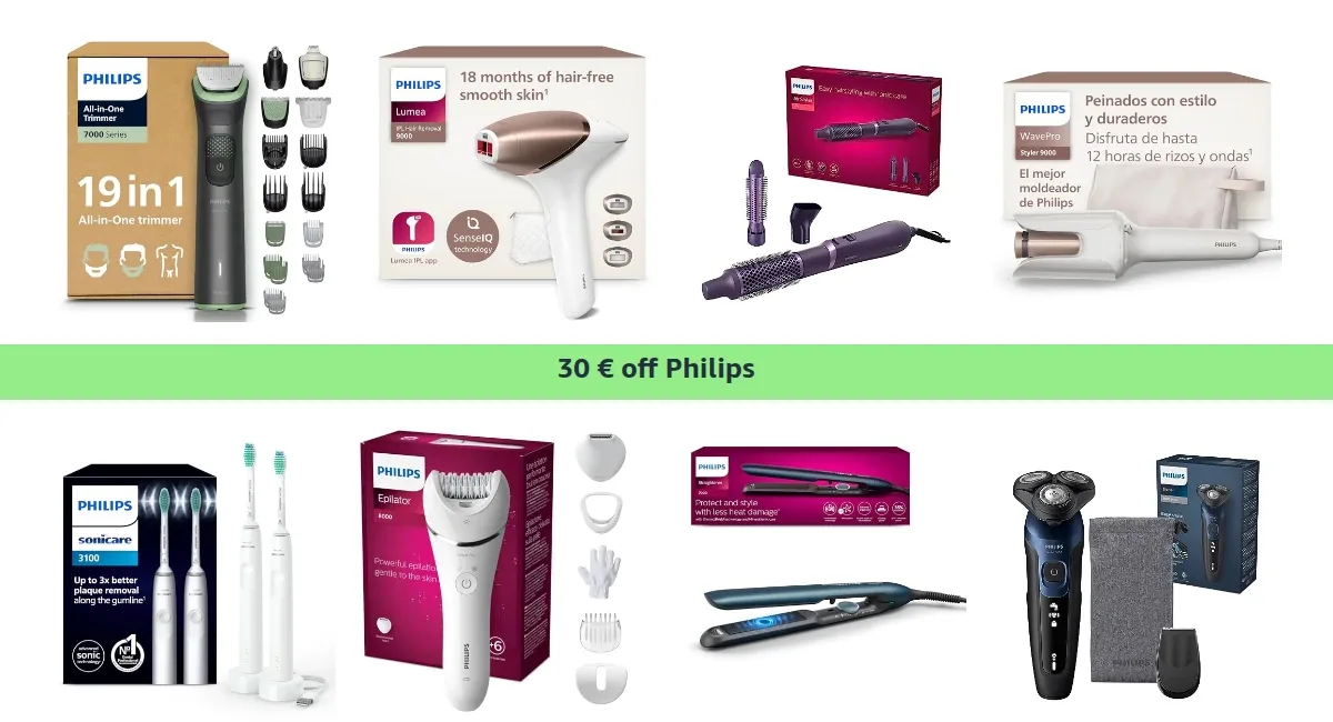 30 € de descuento en Philips