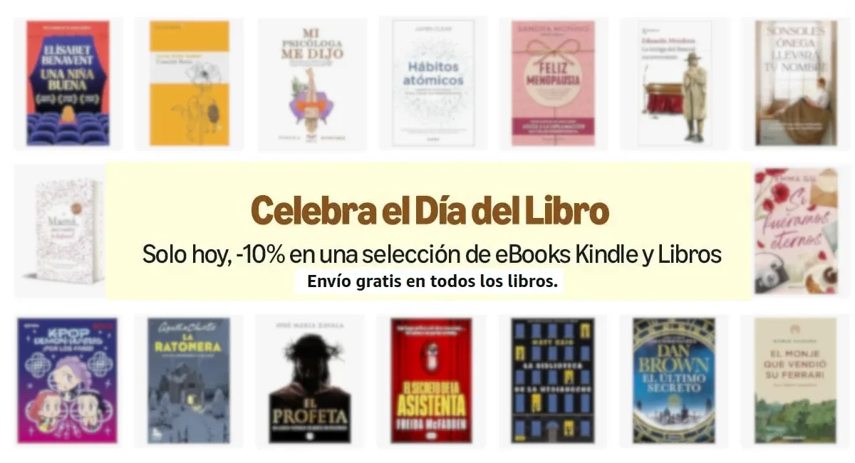 ¡Día del Libro! 10% de descuento y envío gratis 📖🌹
